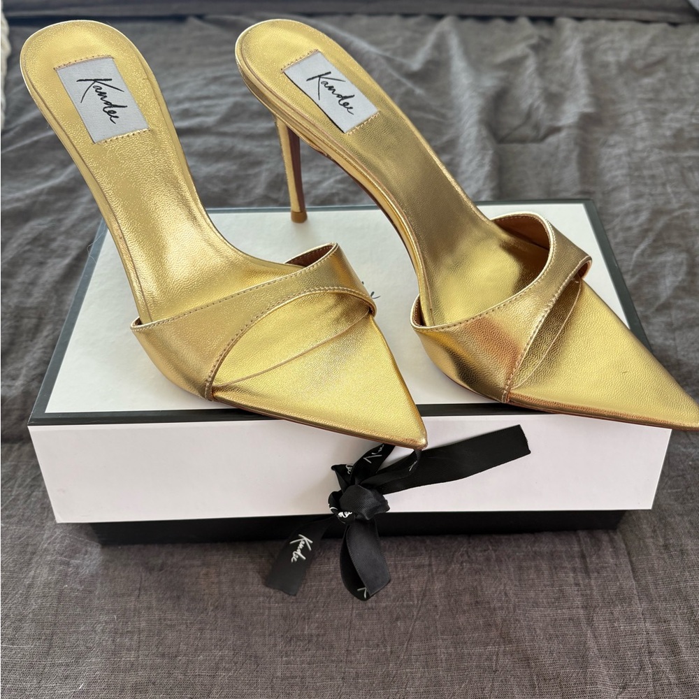 Kandee UK heels Gold Women's Heels